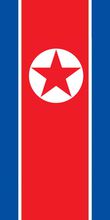 朝鲜国旗(竖直悬挂版)
